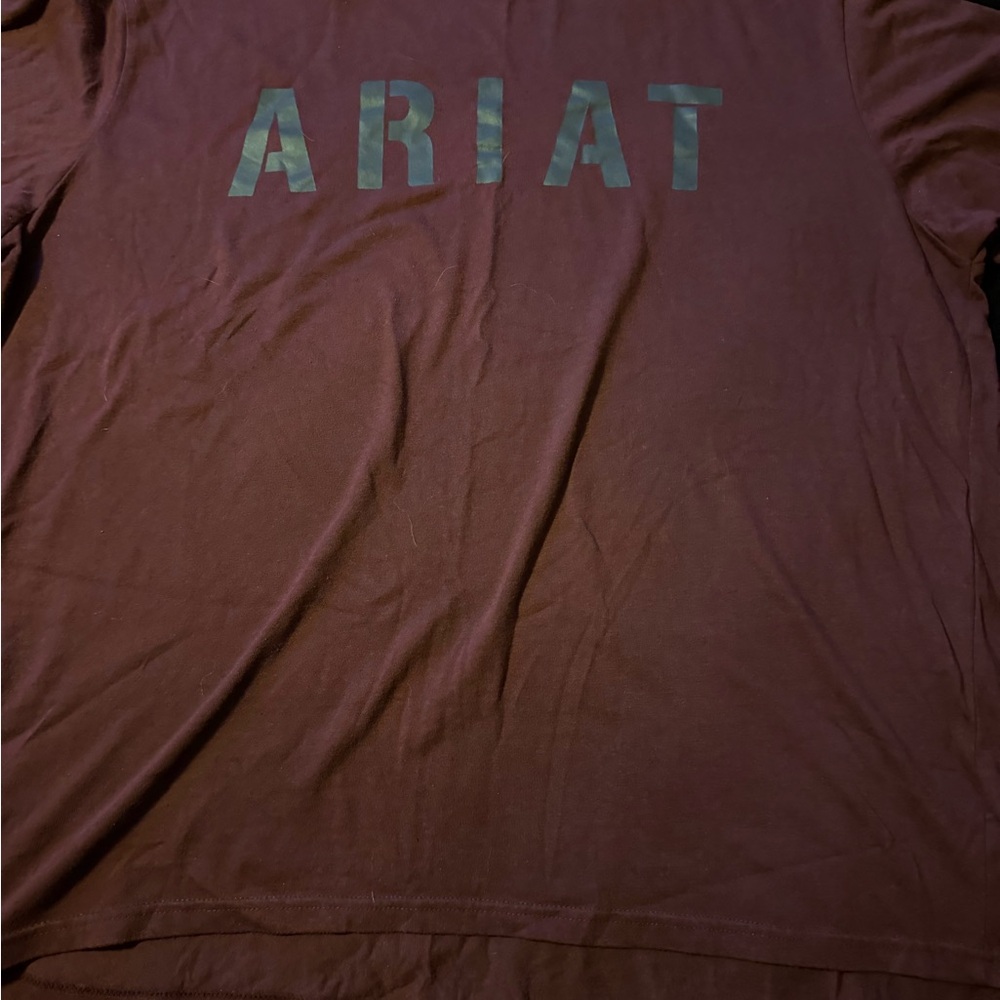 Ariat rebar Men's 2XL maroon tee